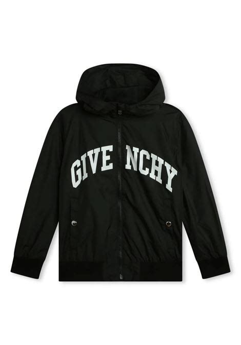 Givenchy Giacca con zip nera in lana e cashmere 